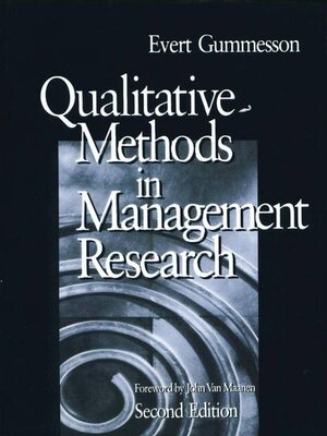 cover image of Qualitative Methods in Management Research